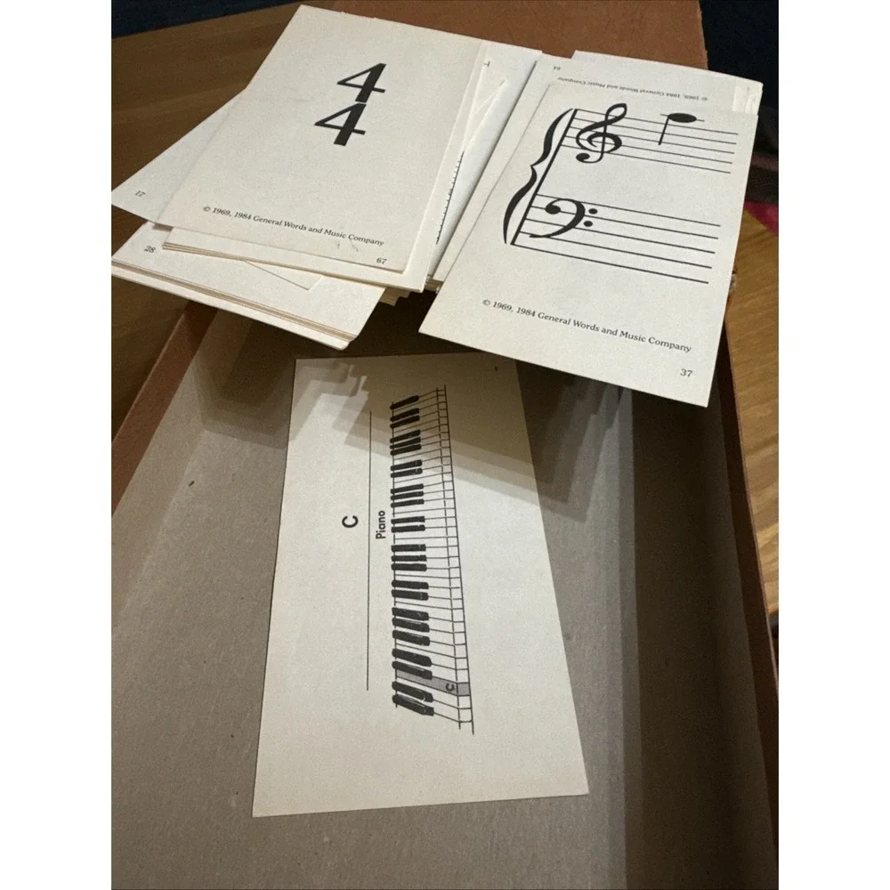 QRS EDUCATOR ROLLS 6 Self Teaching Player Piano Roll Instruction Book Box Set